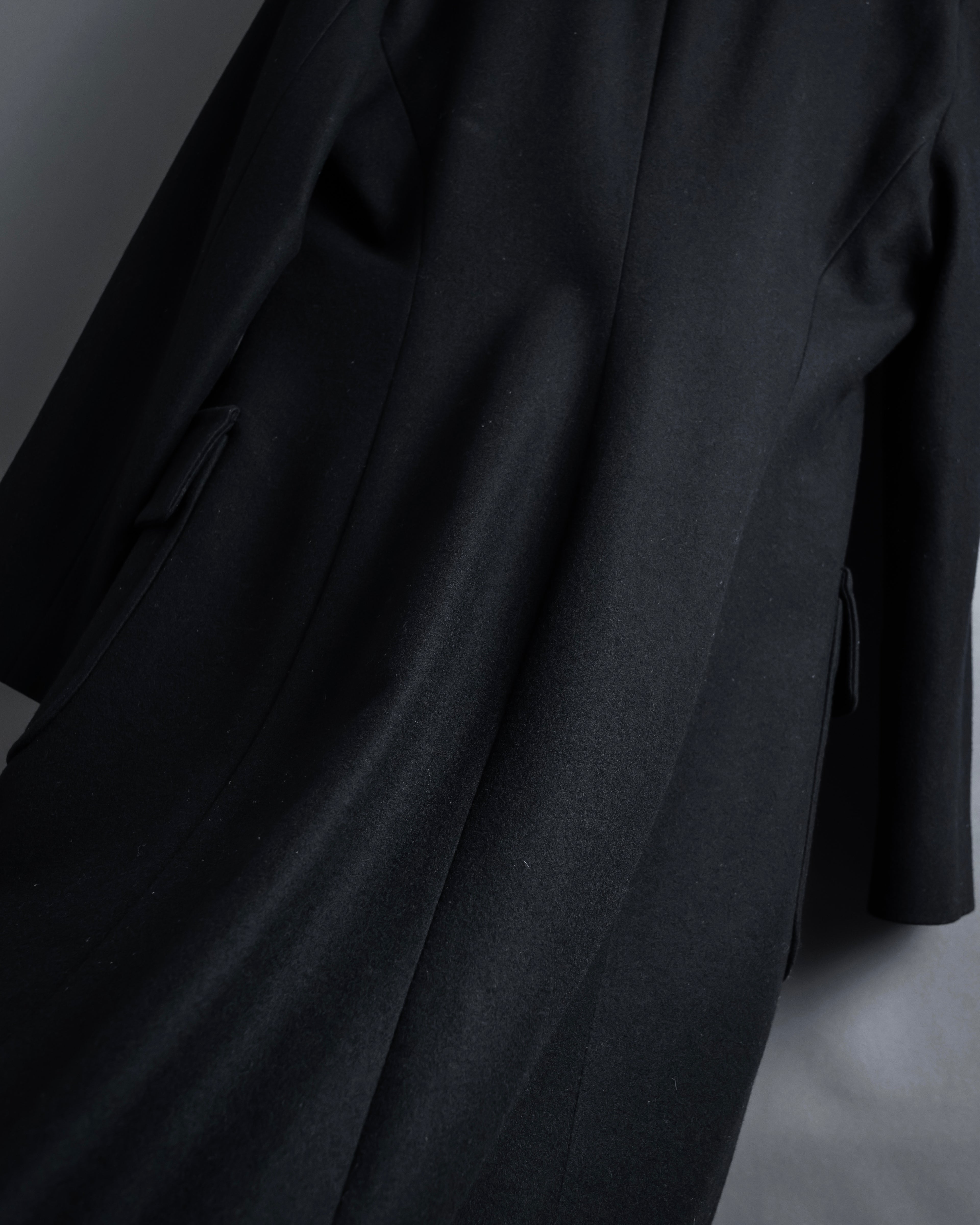 -SPECIAL- "CELINE" 1997-04's Michael Kors period minimal detail long chester coat