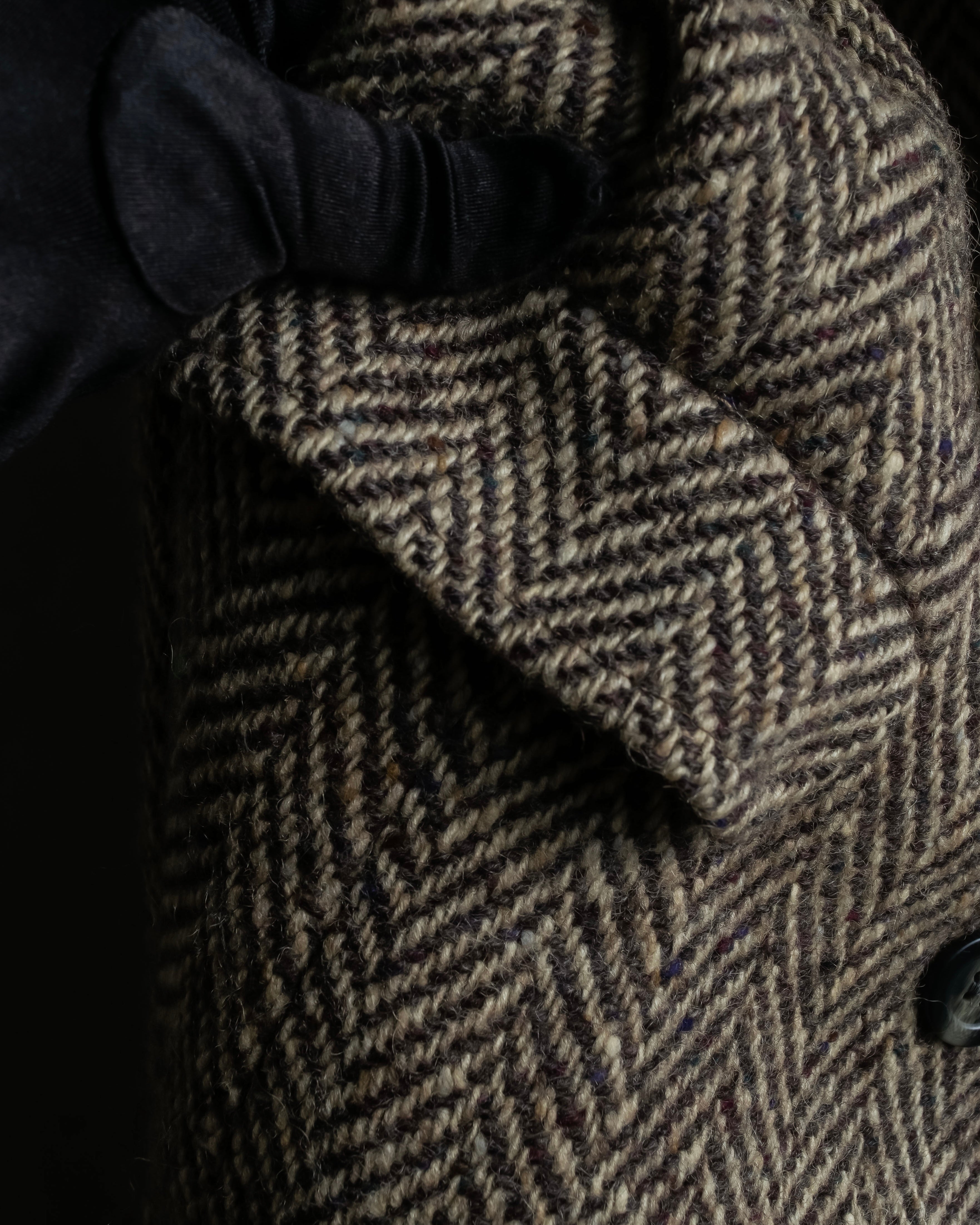 Vintage irish tweed long coat