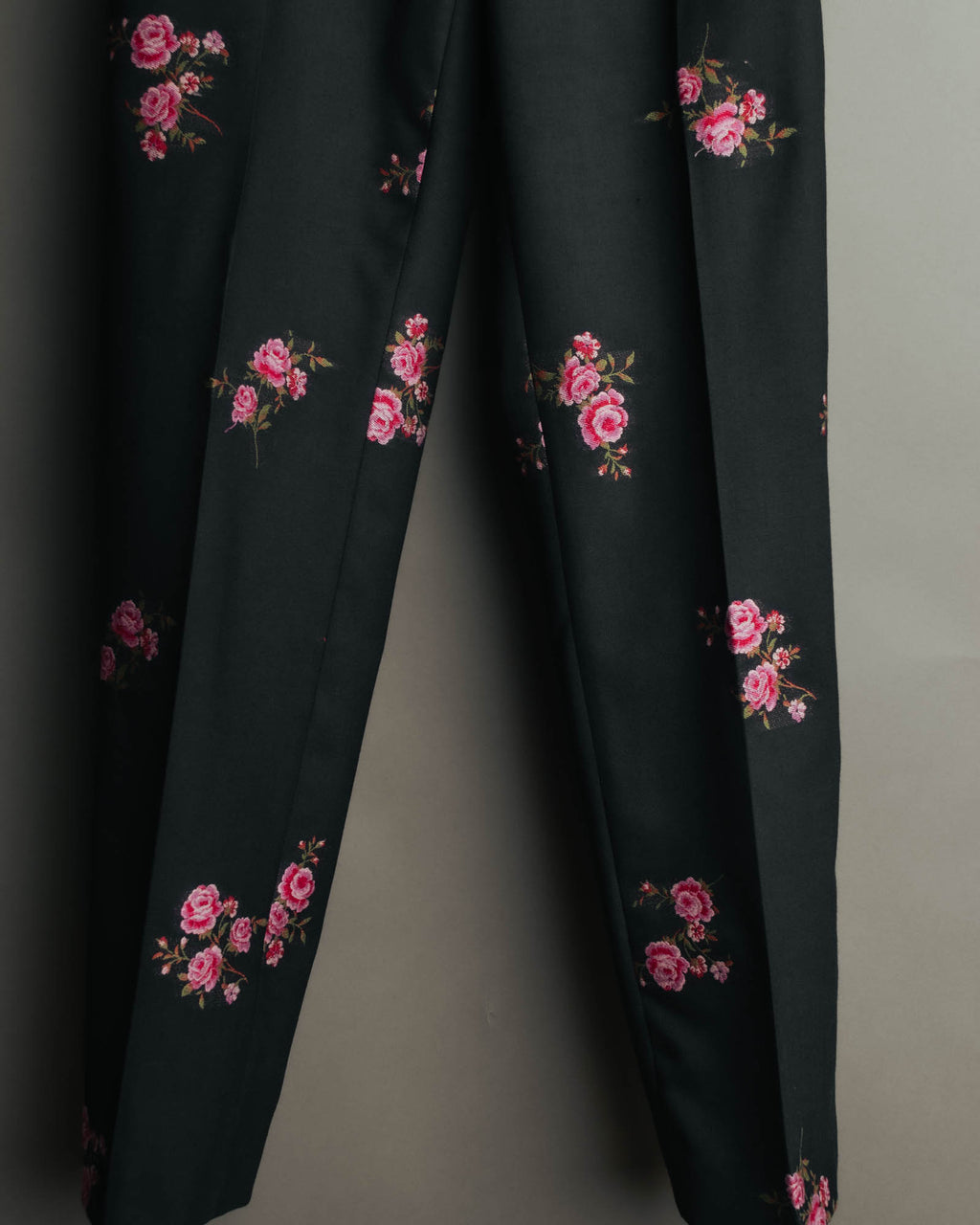 “RED VALENTINO” 2020 Floral jacquard tapered trousers