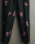 “RED VALENTINO” 2020 Floral jacquard tapered trousers
