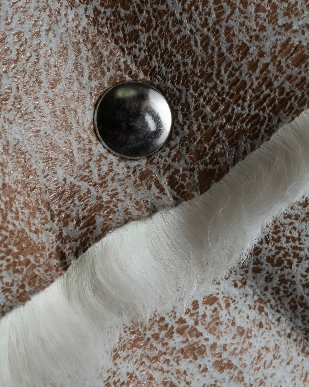 "Dolce &amp; Gabbana" Mouton &amp; knit combination design coat