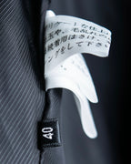 "PAUL SMITH" 100% wool maxi length belted gown coat