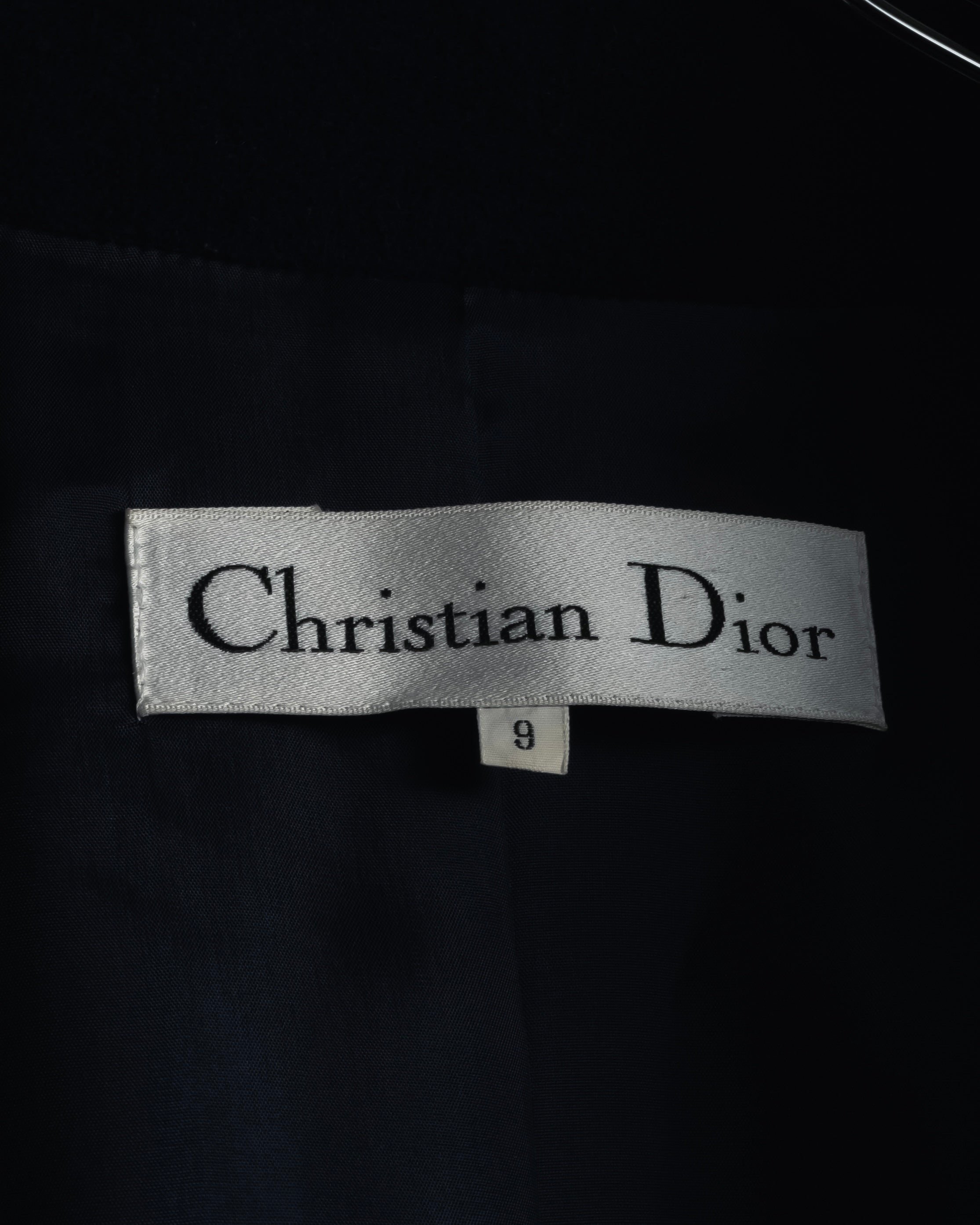 "Christian Dior" 90’s Stand-up collar shaped jacket