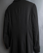 "Jil Sander+" Peaked label minimalist design tailored coat