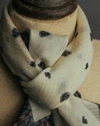 “Christian Dior” 80’s-90’s Cotton paisley border scarf