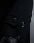 "VIKTOR&ROLF" Sculptural lapel melton coat
