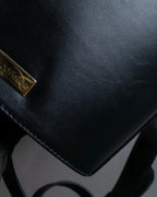 "GIANI MARCO VENTURI" Shape trapezoid leather shoulder bag