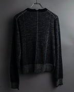 "CELINE" Inside-out stitching design knit pullover