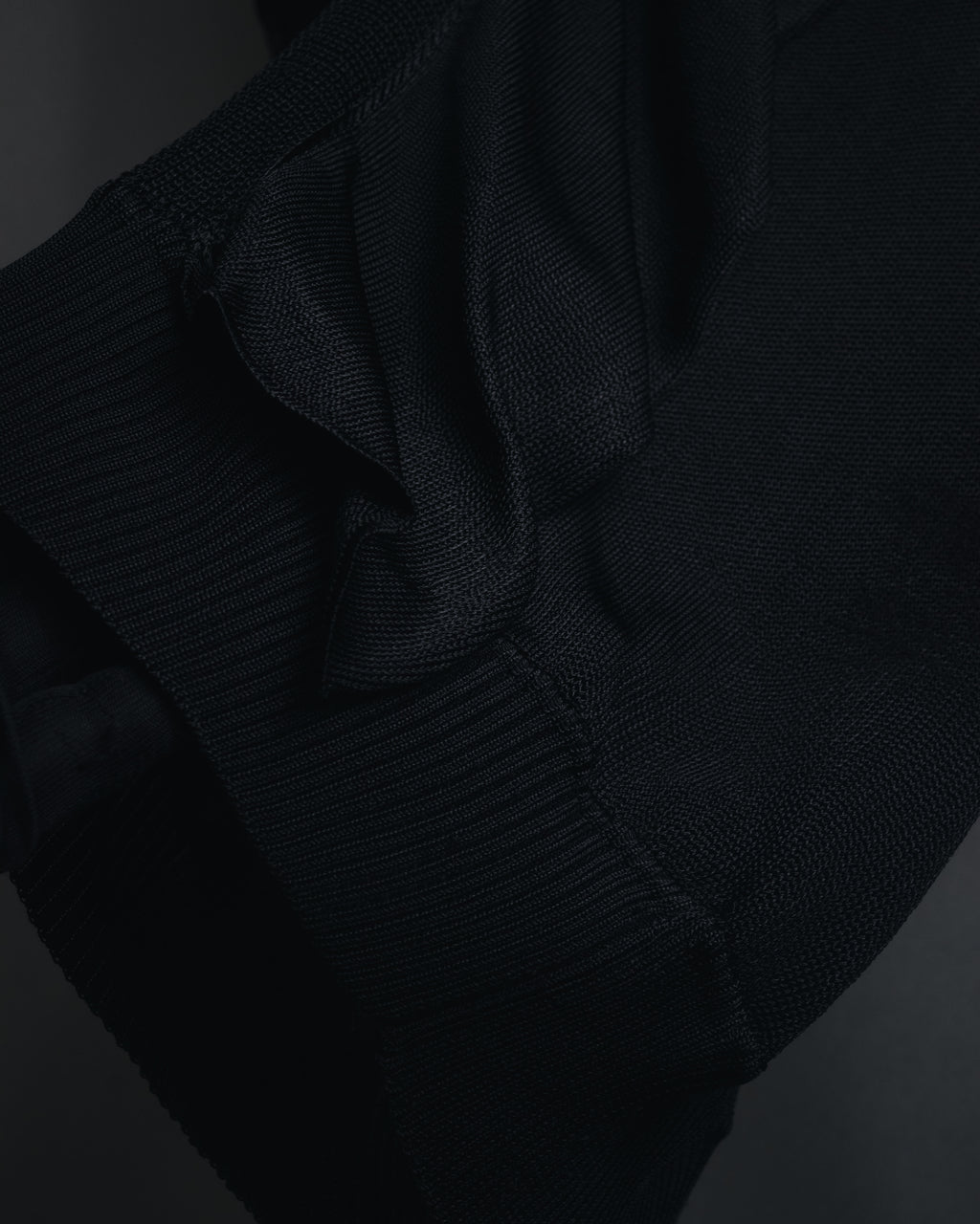 "Christian Dior BOUTIQUE" 2007’s draped viscose mesh-panel pullover