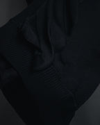 "Christian Dior BOUTIQUE" 2007’s draped viscose mesh-panel pullover