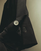 "GUCCI" 90's Sharp black tailored blazer