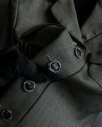 "Christian Dior" Flap pocket detail military tailored jacket