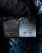 "Loro Piana" Hand-painted gradient knit tunic