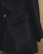 –SPECIAL– “GUCCI” 80’s-90’s Sculptural tailored blazer with gold buttons