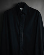 "Maison Margiela" 2017SS minimal fly-front shirt