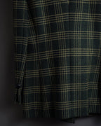 "Christian Dior" Windowpane check tailored jacket