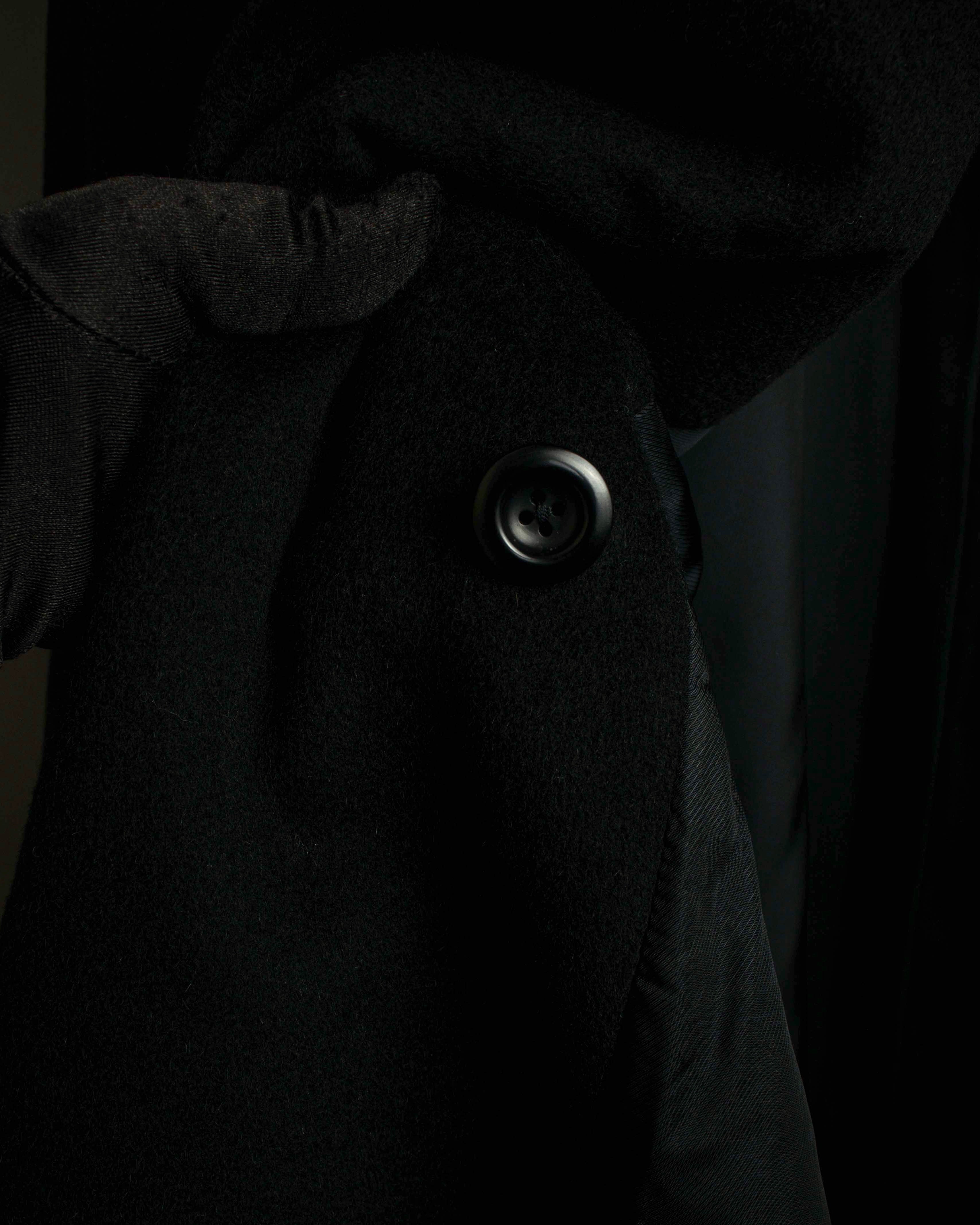 "Chloe" Peak lapel classically tailored chester coat