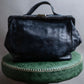 "ANN DEMEULEMEESTER" Tucked design purse leather one handle bag