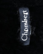 "CHOMBERT" Thick fringe design fur-like long muffler
