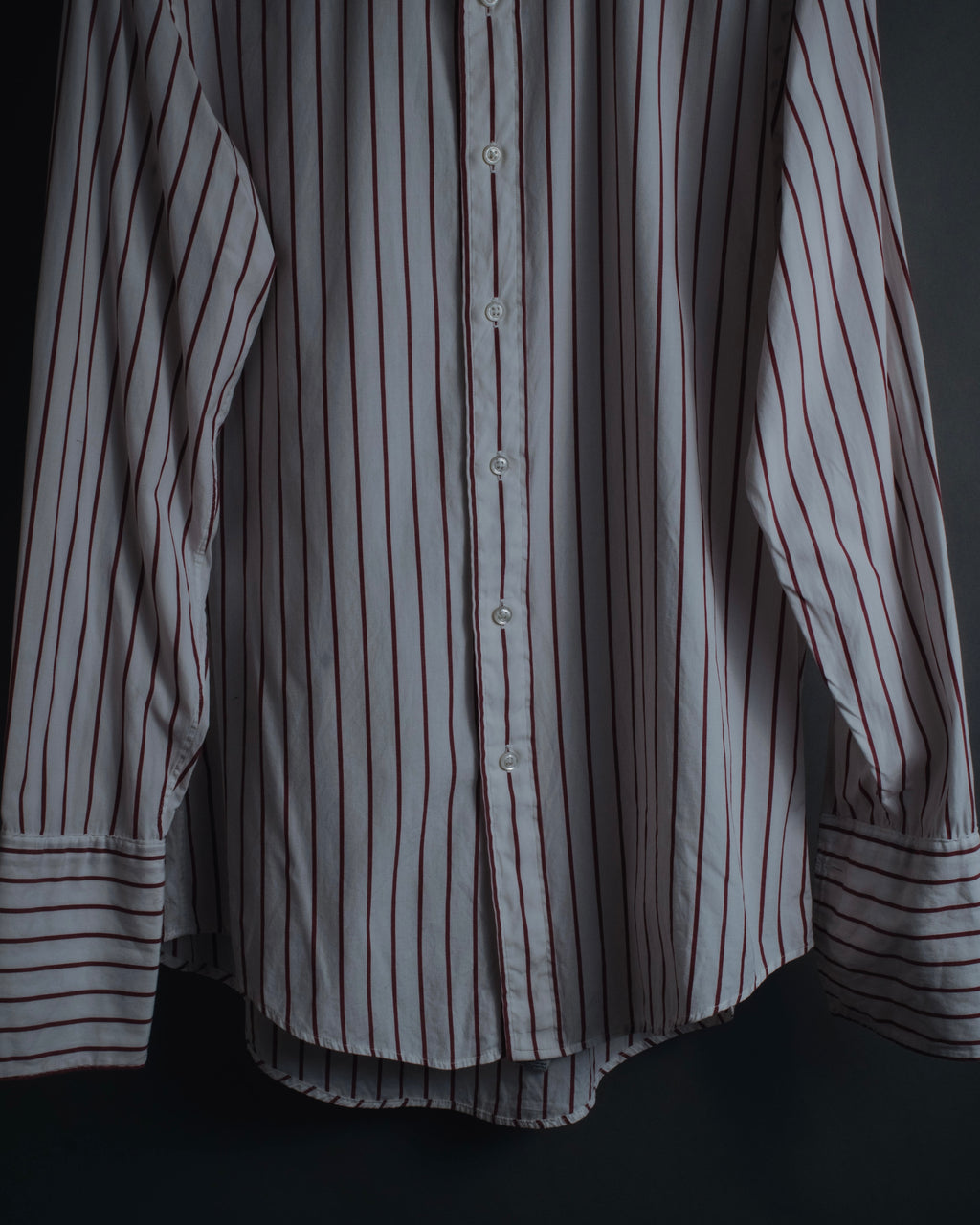 "Christian Dior" 80’s classic striped cotton dress shirt