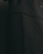 “CHANEL” 04AW textured tweed short sleeve jacket
