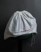 "Salvatore Ferragamo" Gancini motif gathered design leather bag