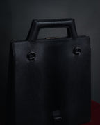 "Salvatore Ferragamo" 90’s structured gancini 2way top handle bag