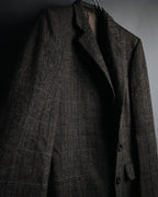 "Burberrys" 90’s Herringbone tweed wool suit set