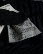 "COMME des GARÇONS" 90SS triacetate smocked asymmetric skirt