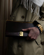 "Christian Dior" CD turn lock design chain shoulder bag