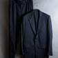 "LOUIS VUITTON" 2 button relaxed tailored jacket & no tuck tapered slacks set up