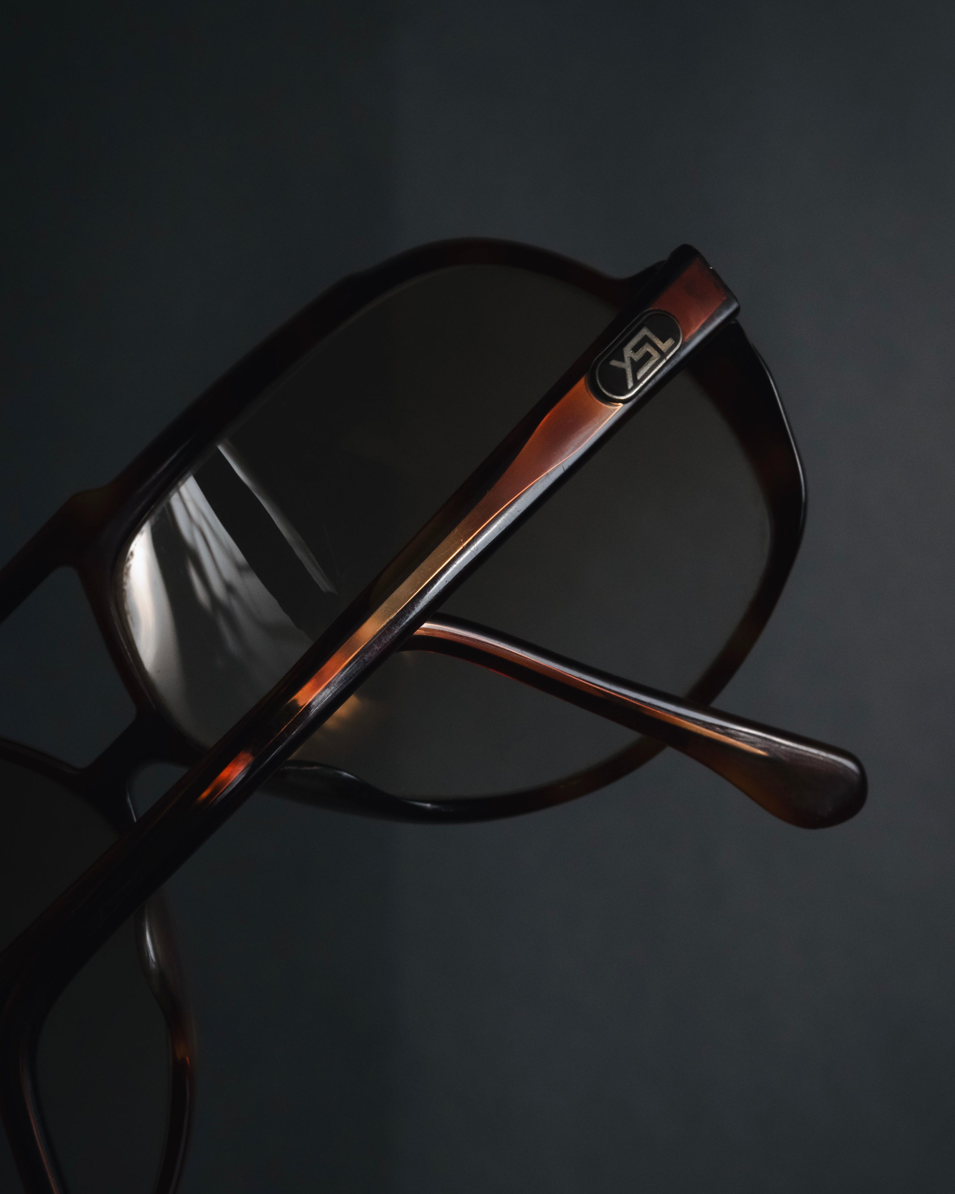 "Yves Saint Laurent" 80’s-90’s Oversized double-bridge aviator sunglasses