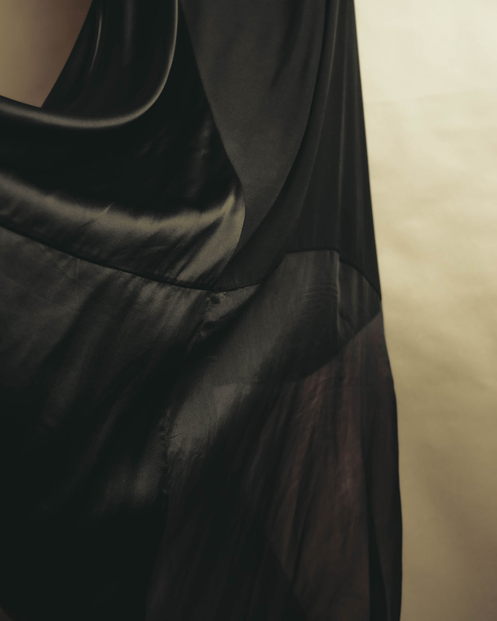 -SPECIAL- "FERRAGAMO" 2020's Sculpturally draped asymmetric maxi dress