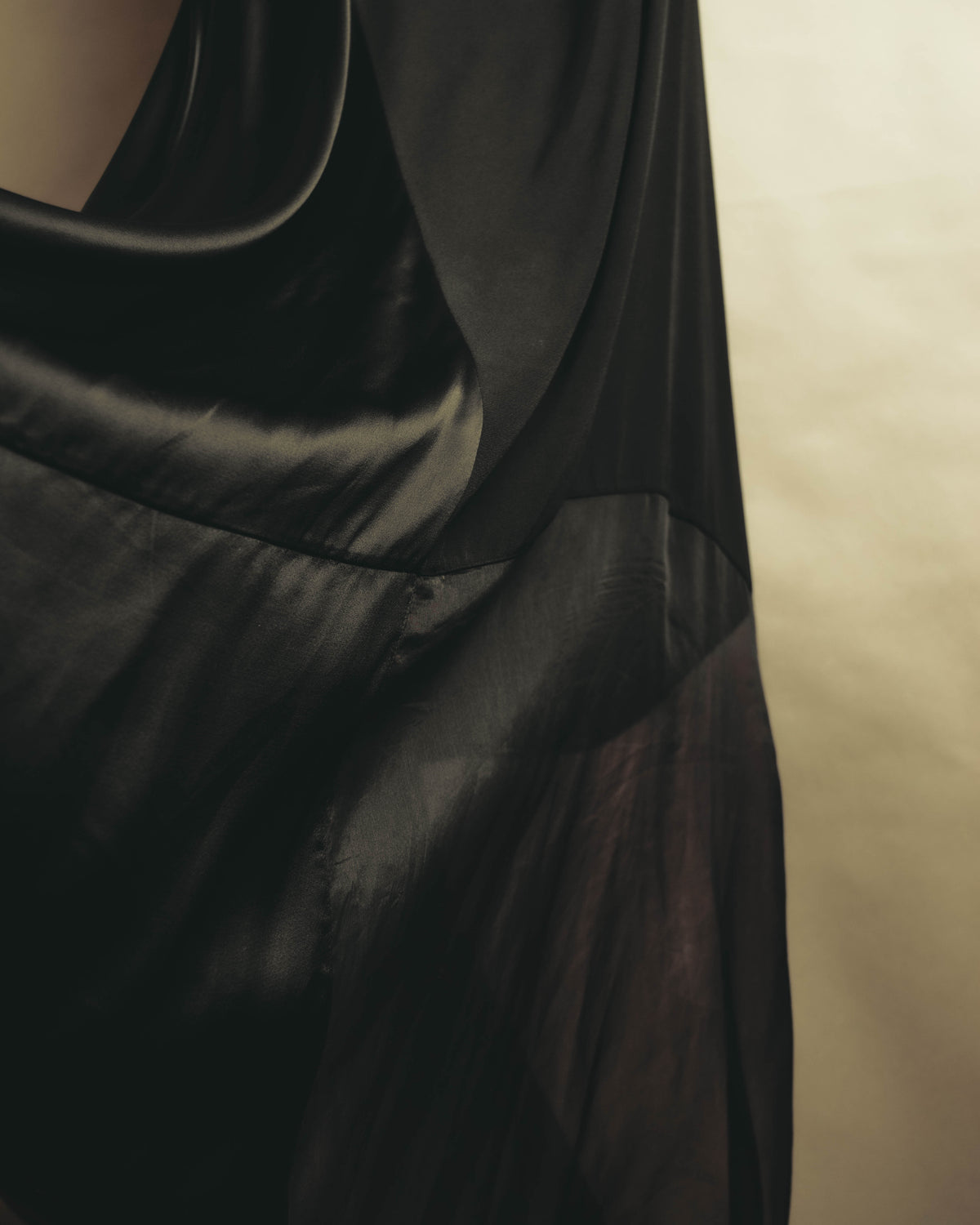 -SPECIAL- "FERRAGAMO" 2020's Sculpturally draped asymmetric maxi dress