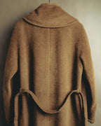 -SPECIAL- “Max Mara” 90’s-00’s Angora blend belted wrap coat