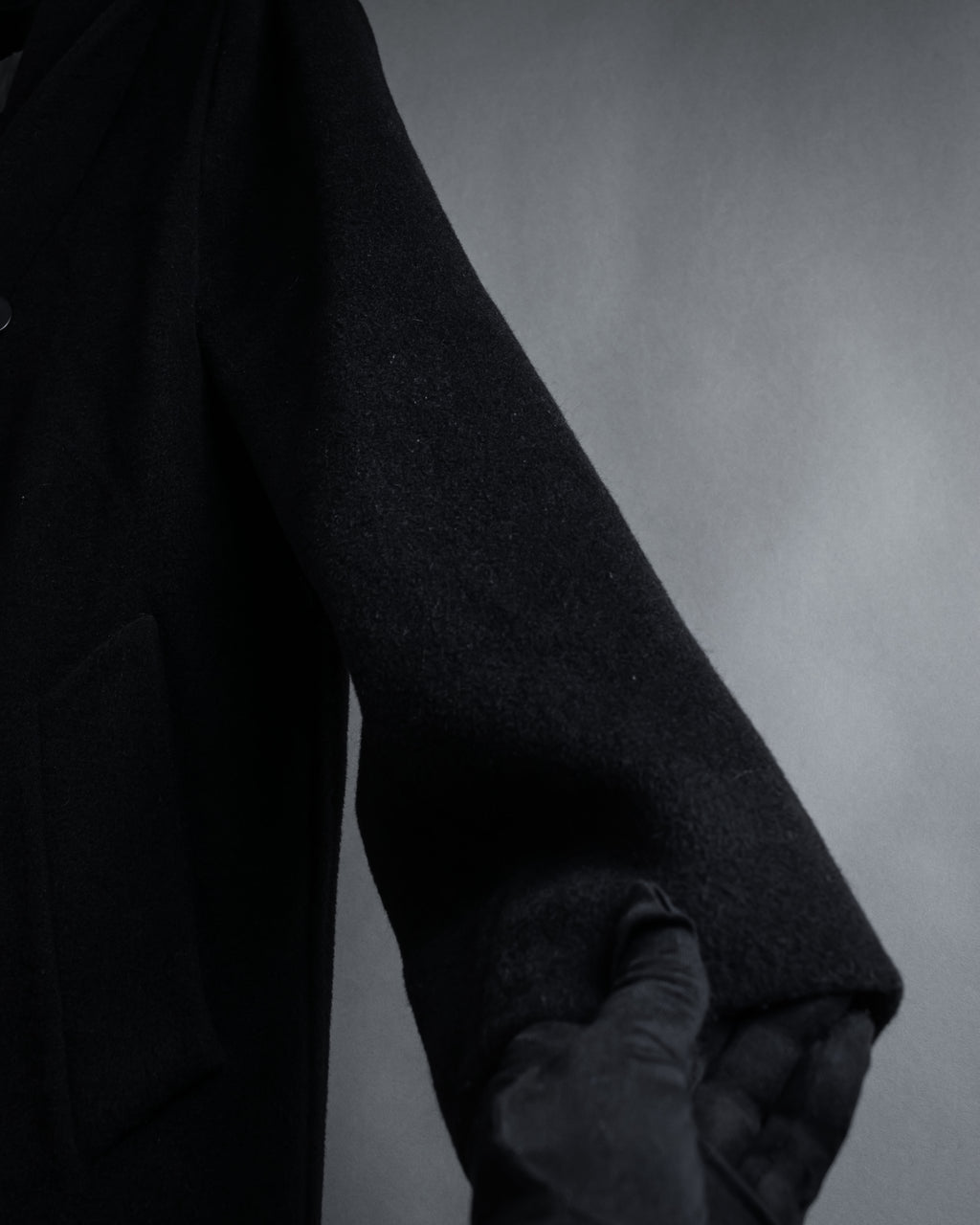 "Max Mara" 90''s-00's Actress collar design long coat