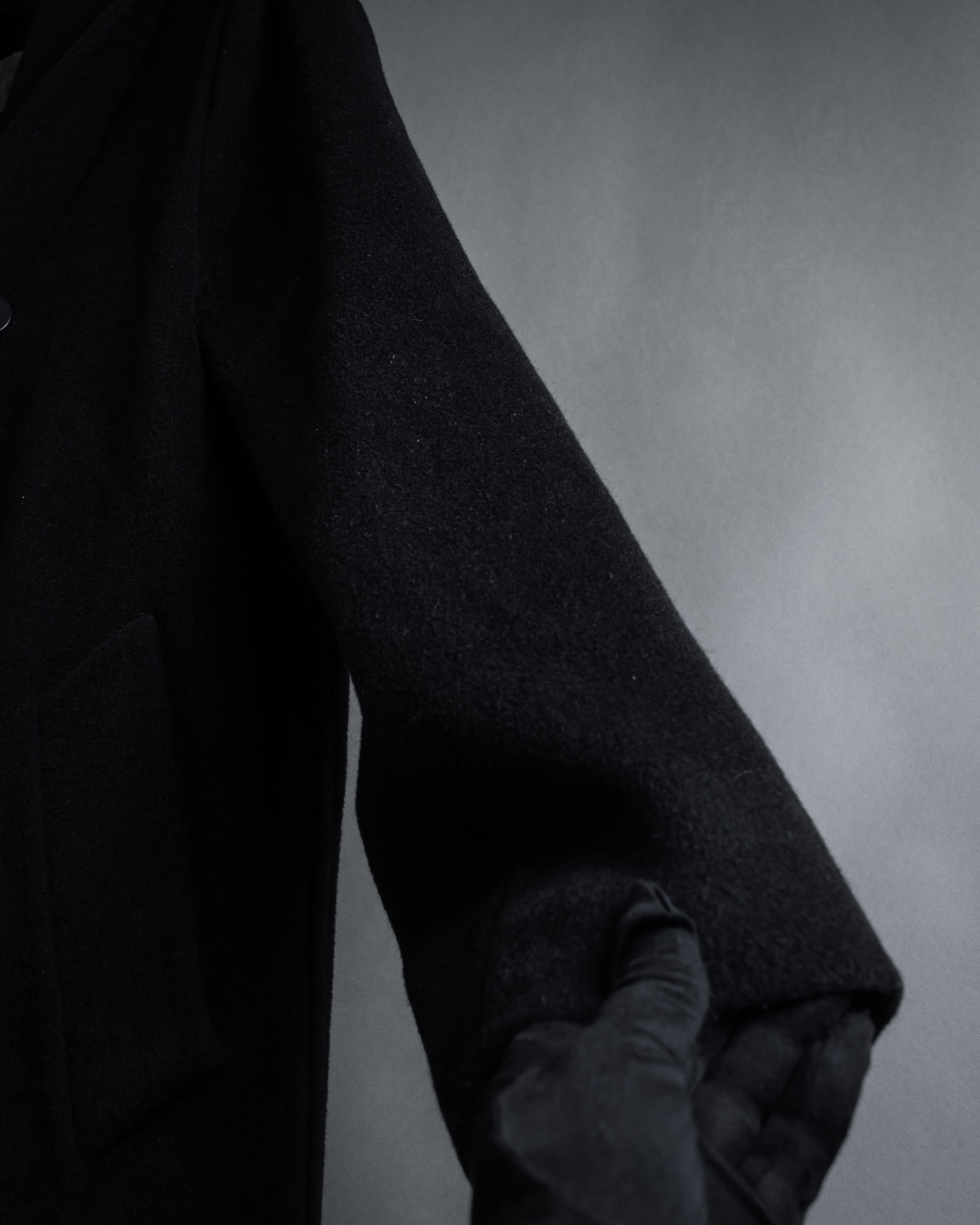 "Max Mara" 90''s-00's Actress collar design long coat