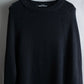 "tricot COMME des GARCONS" Maxi length deep black knit dress