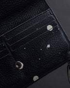 "MAISON MARGIELA" Paint spot pattern leather wallet