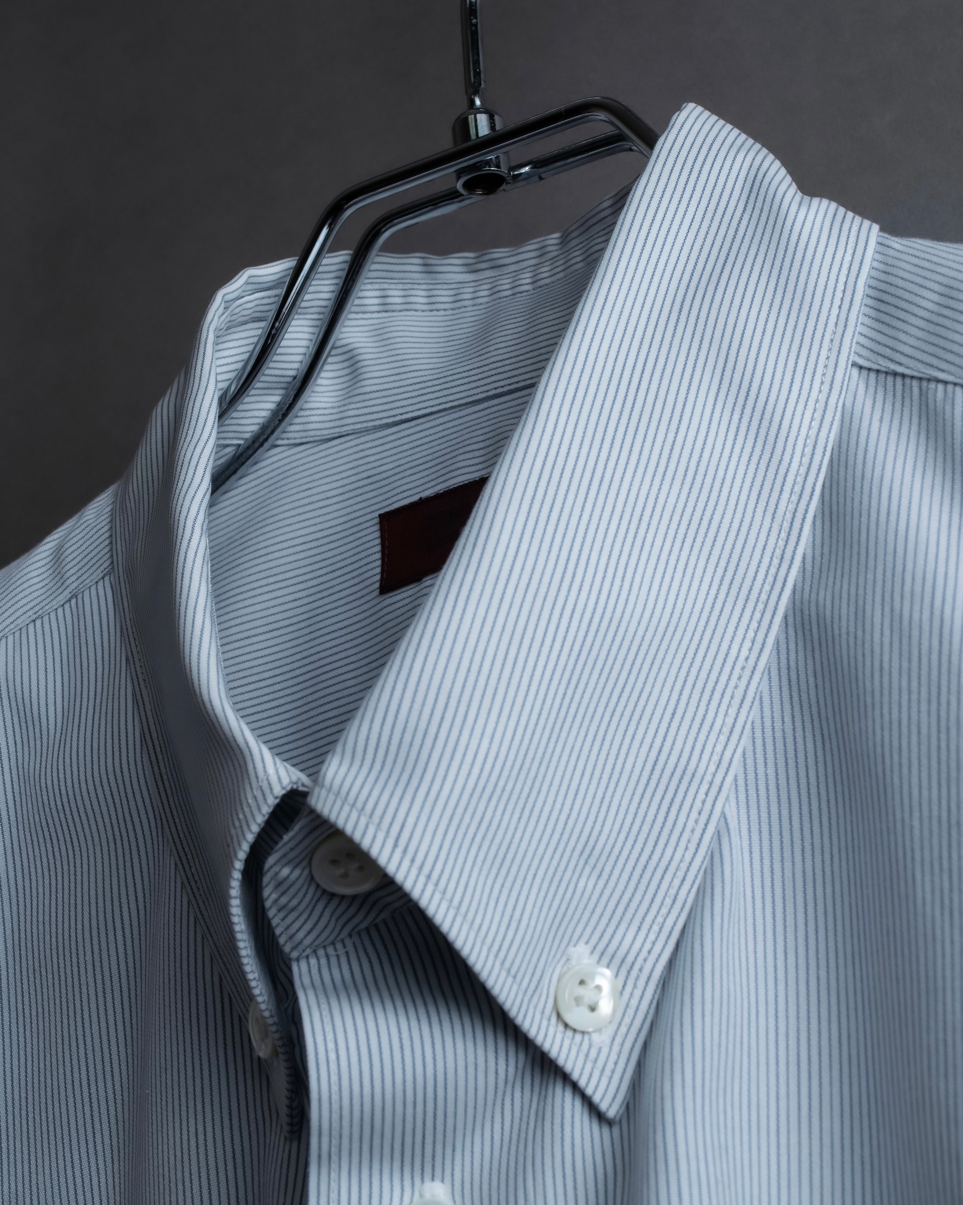 "COMME des GARCONS HOMME DEUX" Striped button-down shirt