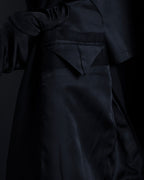 "YVES SAINT LAURENT" Strongly tailored shaped wool set up