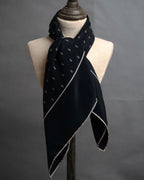 “Christian Dior” 90’s CD monogram silk scarf