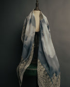 “Christian Dior” 90’s-00’s Sky motif silk scarf