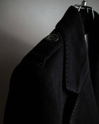 "Max Mara" Stitch design draping chester coat