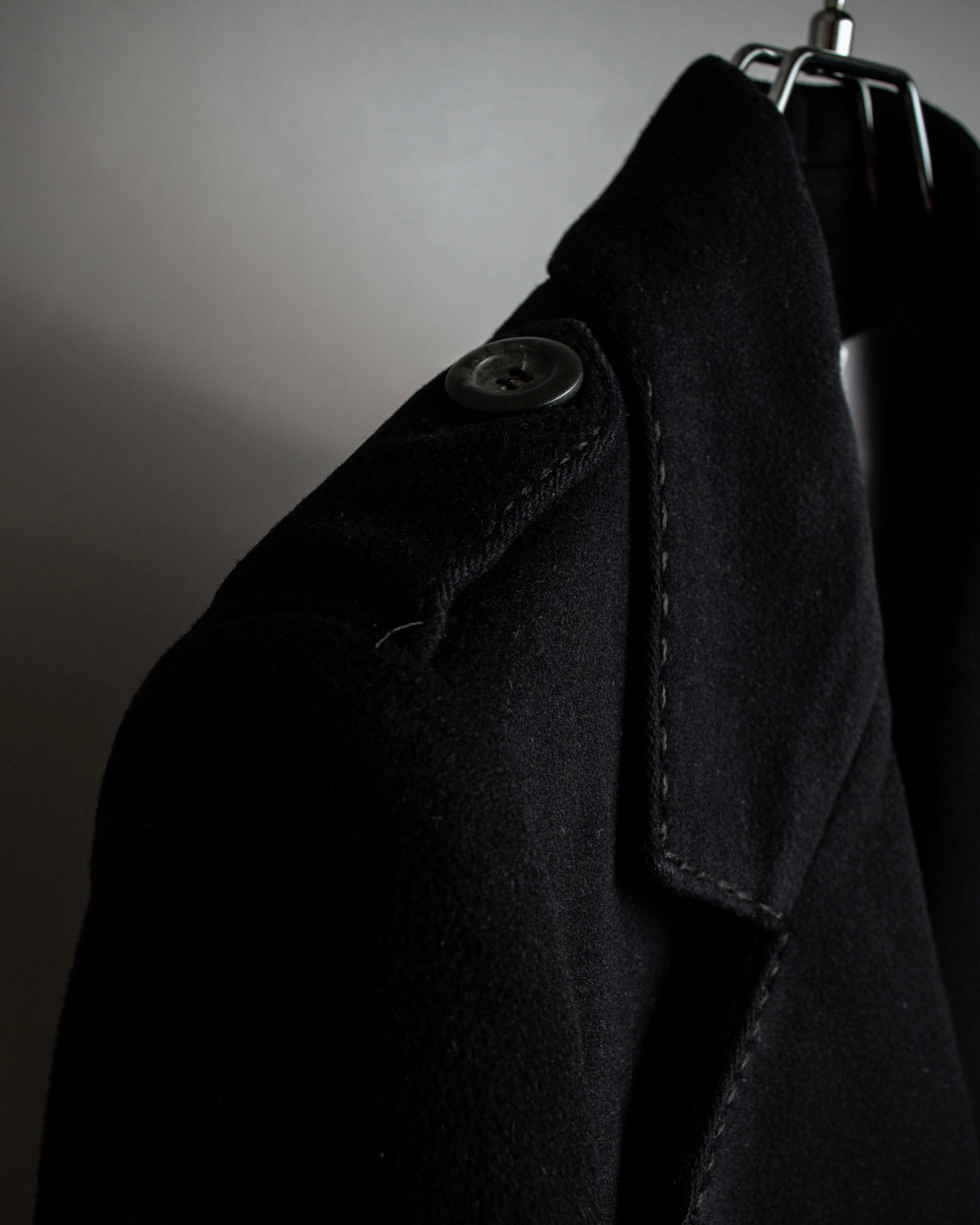 "Max Mara" Stitch design draping chester coat