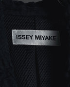 "ISSEY MIYAKE" 98SS Cotton shrunken tailored jacket