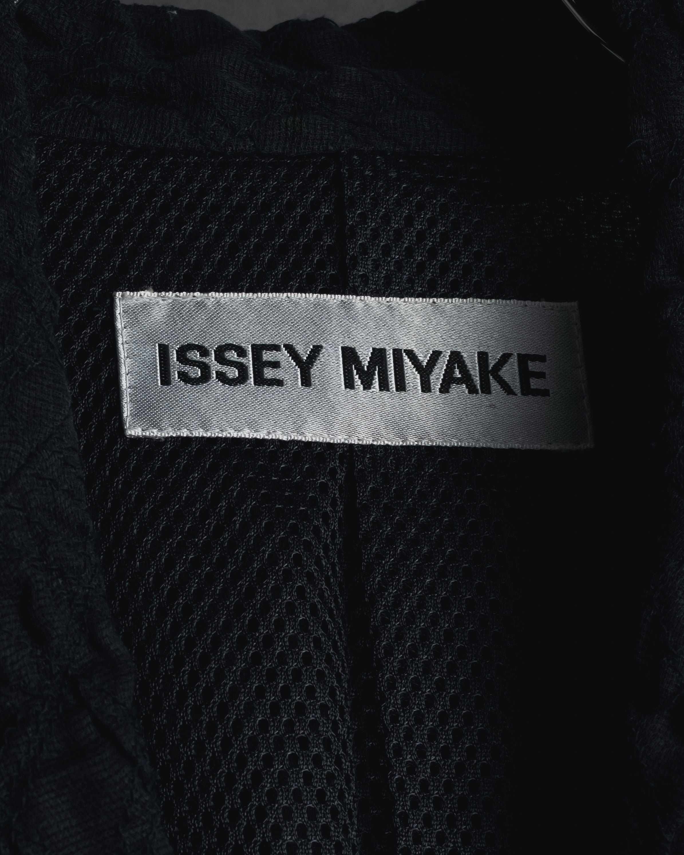 "ISSEY MIYAKE" 98SS Cotton shrunken tailored jacket