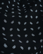 "BALENCIAGA" All-over Logo Bow-Tie Blouse