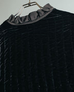 -SPECIAL- “CELINE” 80’s-90’s velvet frilled chain setup