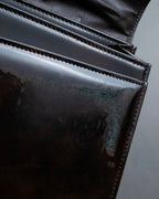 "BALENCIAGA" Patine leather briefcase bag